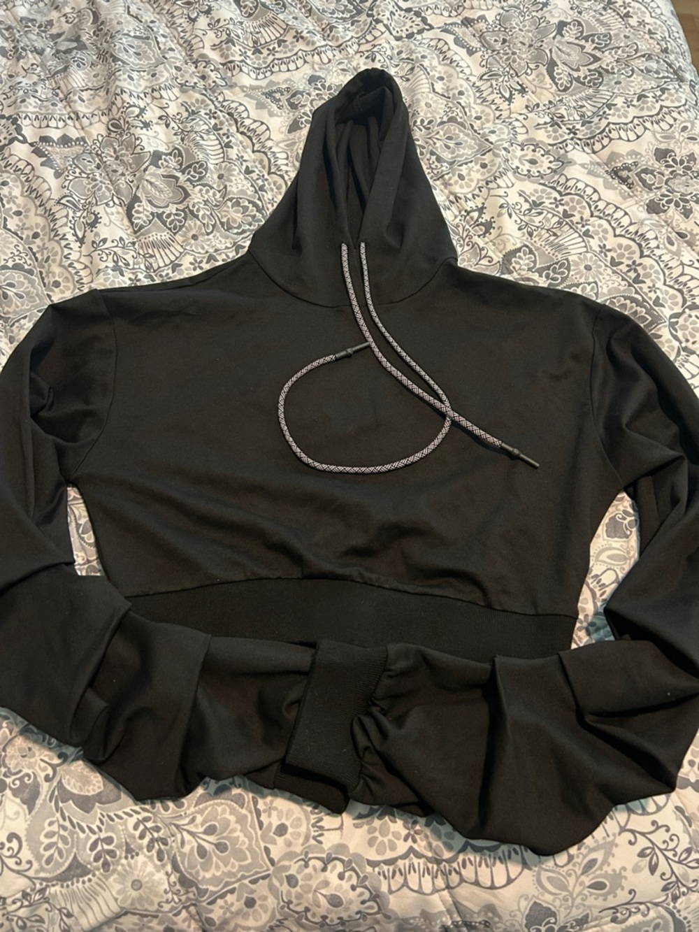 Black Women’s Cropped Hoodie